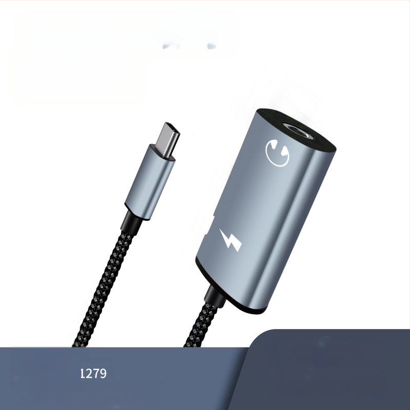 SALAMOER JS-39 Type-C καλώδιο αντάπτορα ακουστικών για Android συσκευές με Type-C διασύνδεση, άδεια ιδιωτικής ετικέτας