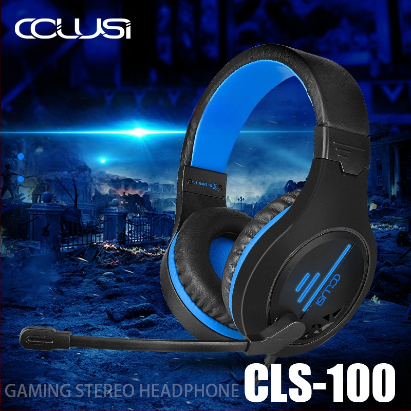 CLS100 kábeles gaming headset, 50 mm meghajtók, 2,2 m kábel, mikrofonnal