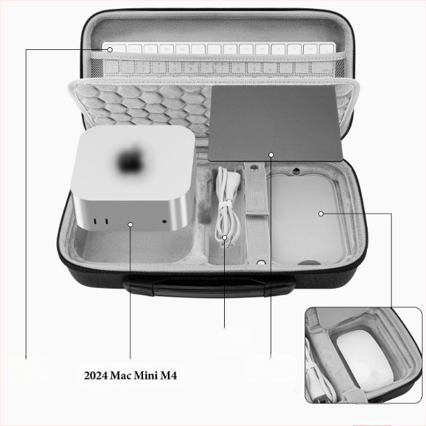 AHD-565 EVA калъф за опаковка на компютърни аксесоари, прес филм и шиене, 8 кг товароносимост