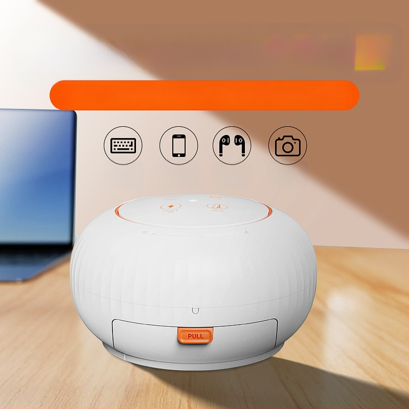 Компютърна четка за почистване – комплект Q6A за лаптопи, мобилни телефони и цифрови камери — ABS + спонж + влакнеста фланела