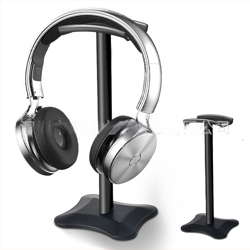 Десктоп стойка за слушалки, алуминиева сплав + силикон, разглобяема, модел T-1210, за слушалки