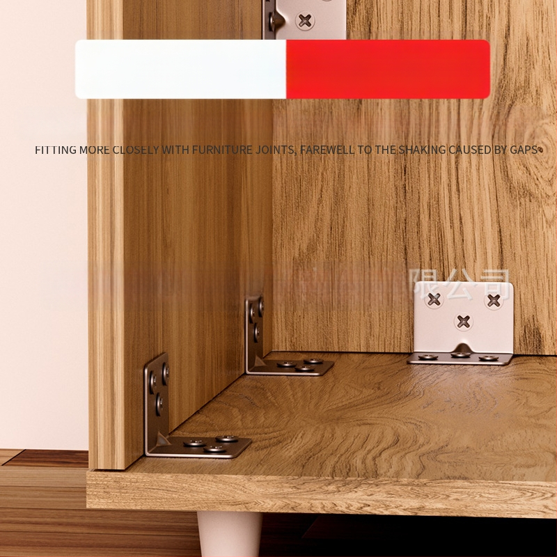 Неръждаема стомана 90° L-образна скоба за мебели | правоъгълно закрепване | широка приложимост | марка ZHCY