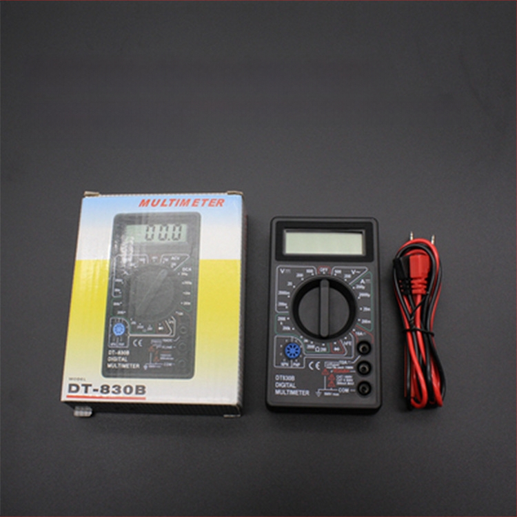 Skaitmeninis multimetras DT830B – stalinis multimetras, CE sertifikatas, duomenų laikymas, automatinis išjungimas, modelis 830B