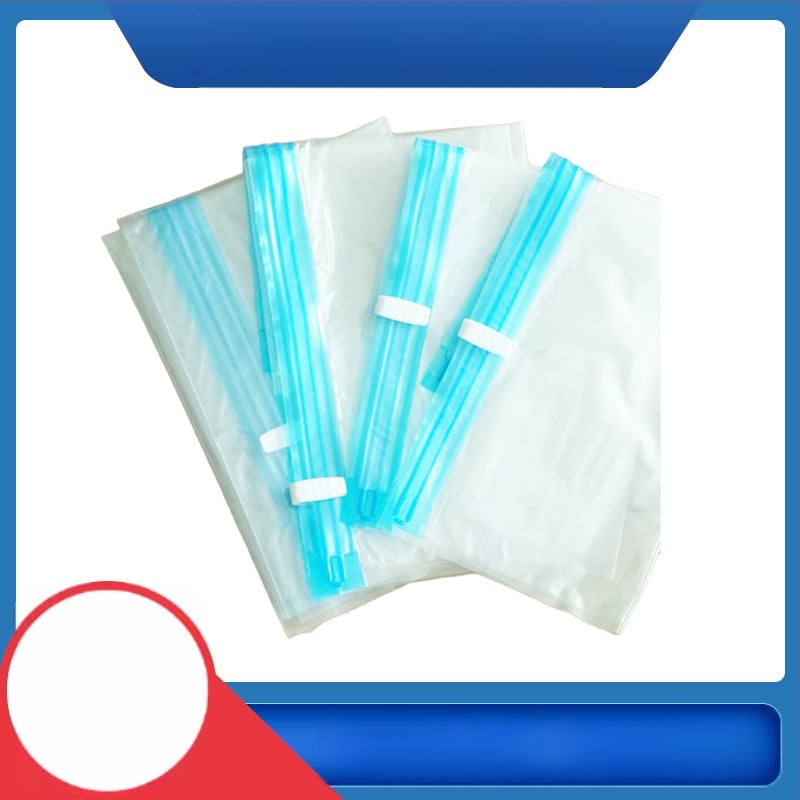 Vakuuminė drabužių laikymo maišas - tvirto PA+PE medžiagos, ruloninio tipo suspaudimas, modelis 001, OEM