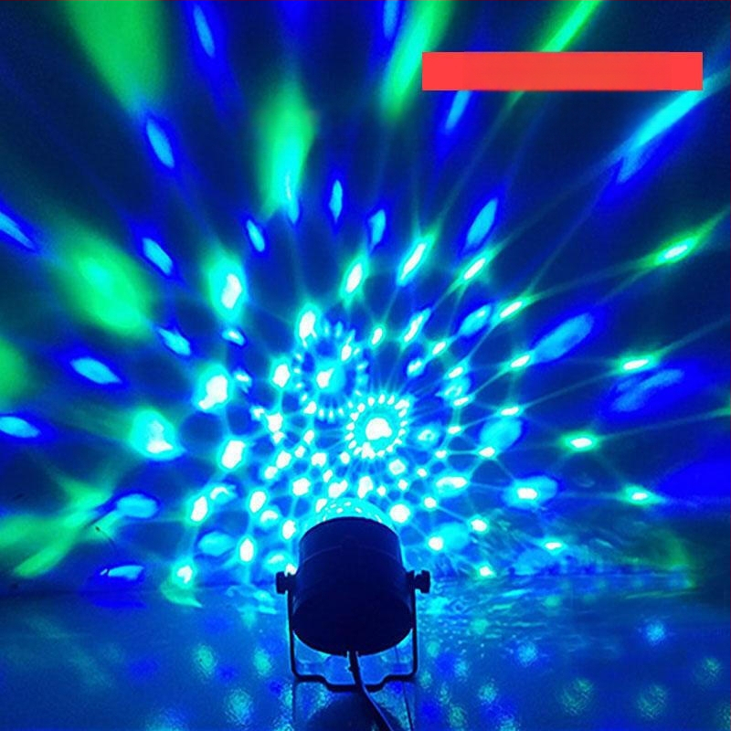 Автомобилна USB магическа топка светлина – гласово управление, LED светодиоди, USB 5V захранване, IP20, интериор на автомобил