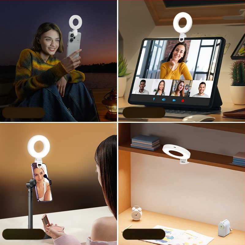 Xj57 LED δαχτυλίδι φως για κινητά και φορητούς υπολογιστές – φορητό φωτιστικό φωτογράφισης, χειρολαβή, 5V1A, κάτω από 10W