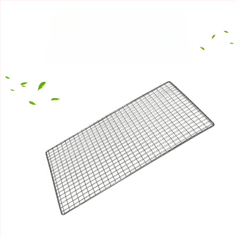 Kvadratinės kepsninės grotelės - metalo grotelės kepsninei, nešiojamos, sulankstomos, vėjo atsparios, korozijai atsparios, nelipnios