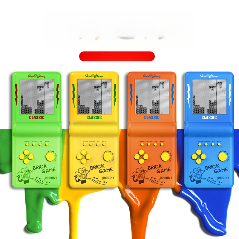 Ретро преносима конзола за игри с Тетрис, 256 MB памет, за един играч, носталгичен дизайн