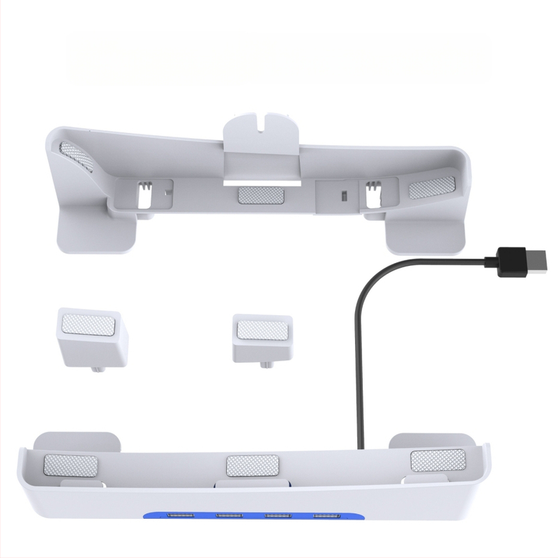 PGTECH PS5 Slim horizontālais statīvs ar 4 USB 2.0 portiem