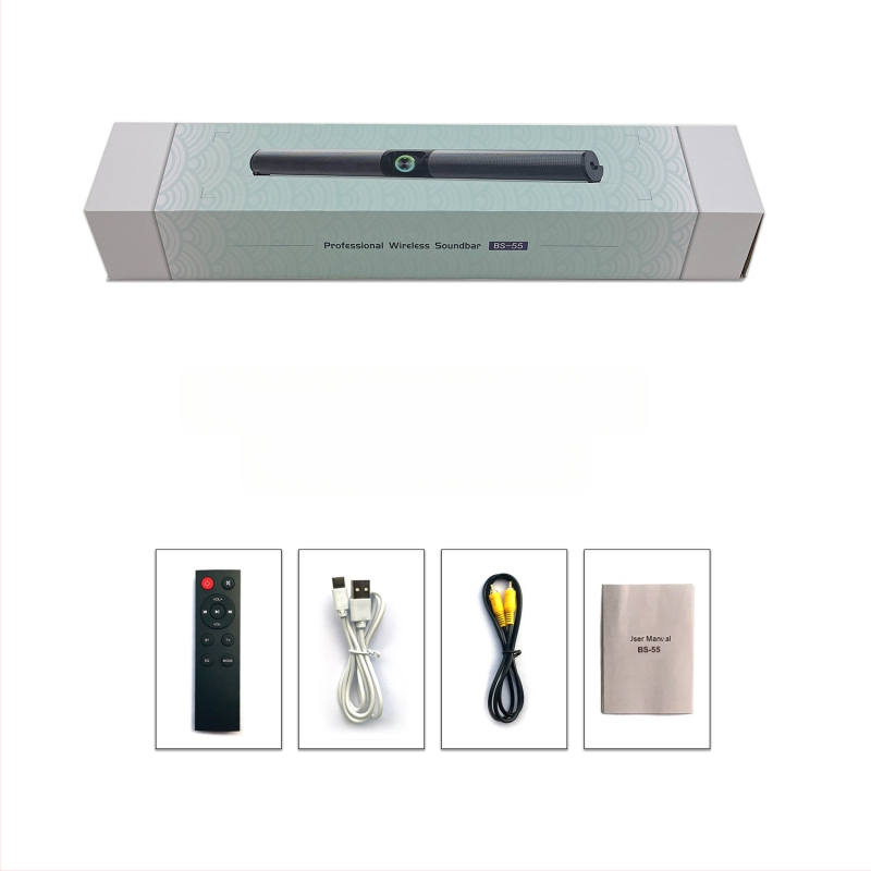 BS-55 Ασύρματη μπάρα ήχου Bluetooth – 2x10W, Bluetooth 5.3, 20Hz-20kHz, SNR ≥75dB, IPX4