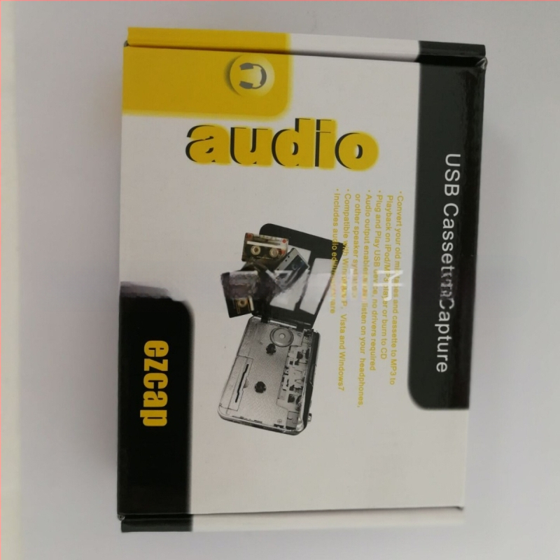 USB касетен конвертор – преносим MP3 плеър за касети, конвертира касети в MP3, USB захранване