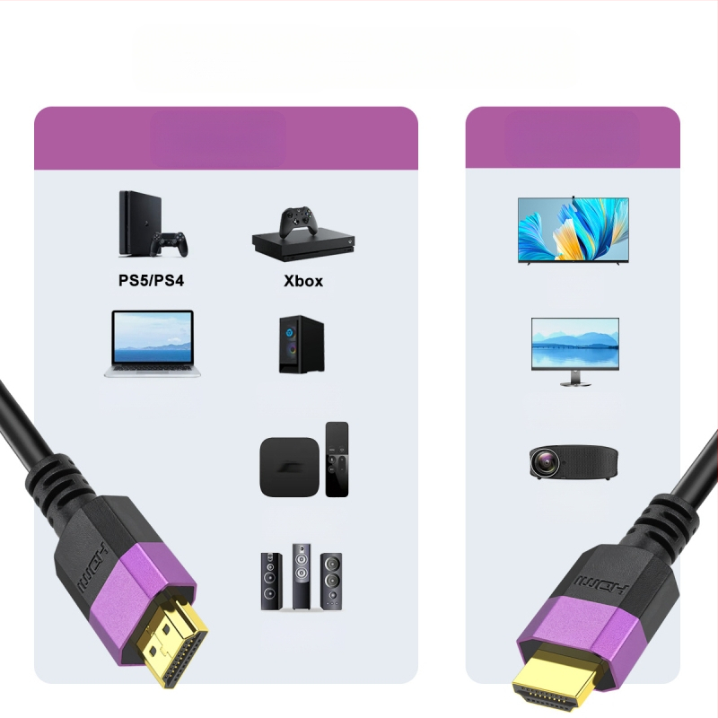 Καλώδιο HDMI, HDMI 2.0, Type A, γραμμή ήχου/βίντεο, αγώγι από κράμα με επίχρυσωση