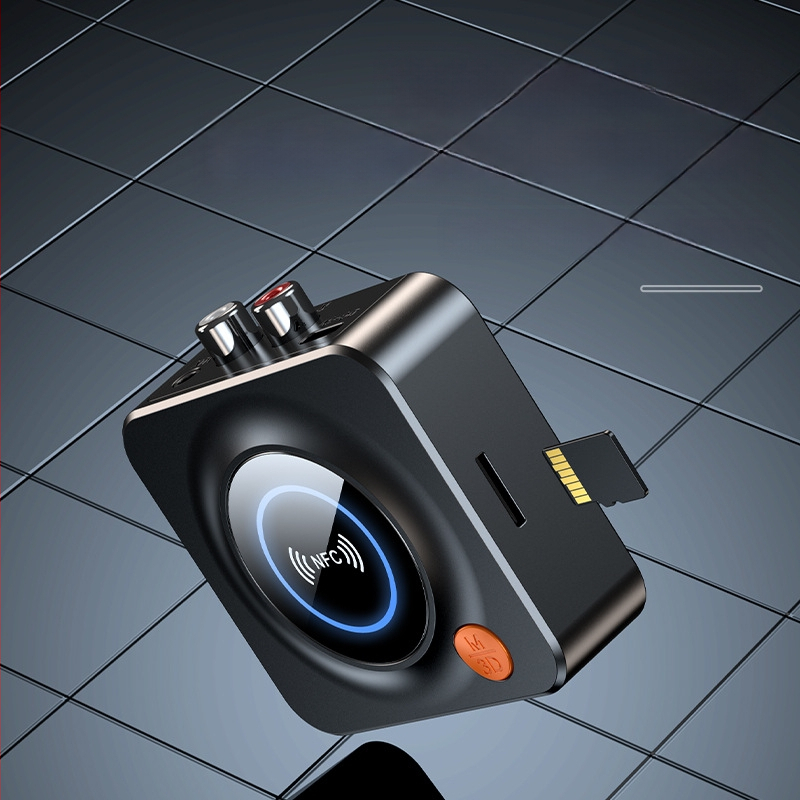 Δέκτης Bluetooth με NFC, ήχος διπλού καναλιού, Bluetooth 5.1, 3,5 mm υποδοχή, MP3 από TF κάρτα