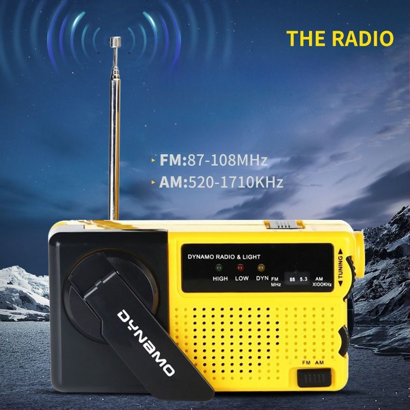 Ραδιόφωνο AM/FM δύο ζωνών με USB φόρτιση, ενσωματωμένο ηχείο, μπαταρία 3.7V κάτω από 1000mAh