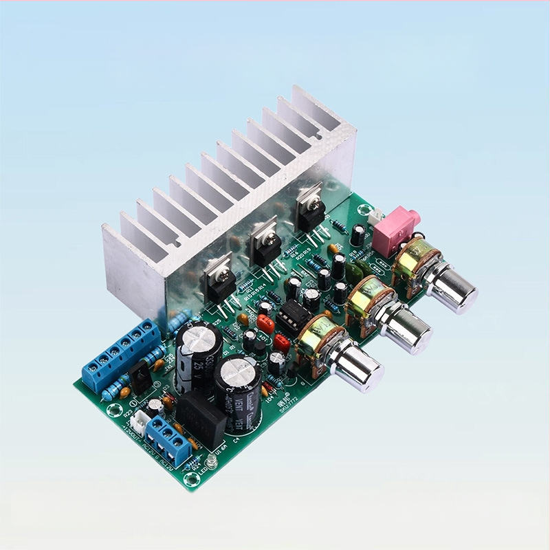 Хай-Фай усилвателна платка със TDA2050 и TDA2030, 2.1-канална