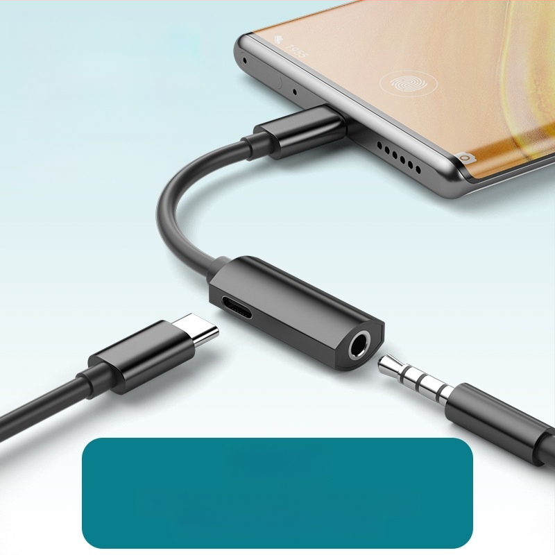 Ausinių adapteris Samsung S22 Ultra - SALAMOER YX-61, Type-C suderinamas, licencijuota privati etiketė