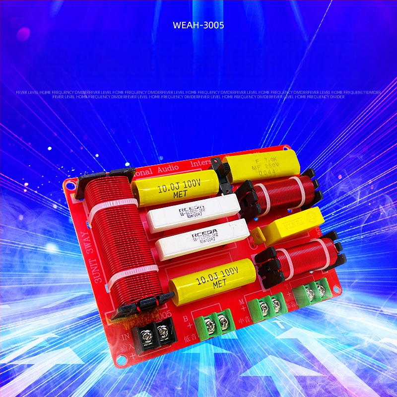 Weah 3005 Διαχωριστής Τριών Συχνοτήτων Υψηλής Ισχύος για Οικιακό Κινηματογράφο