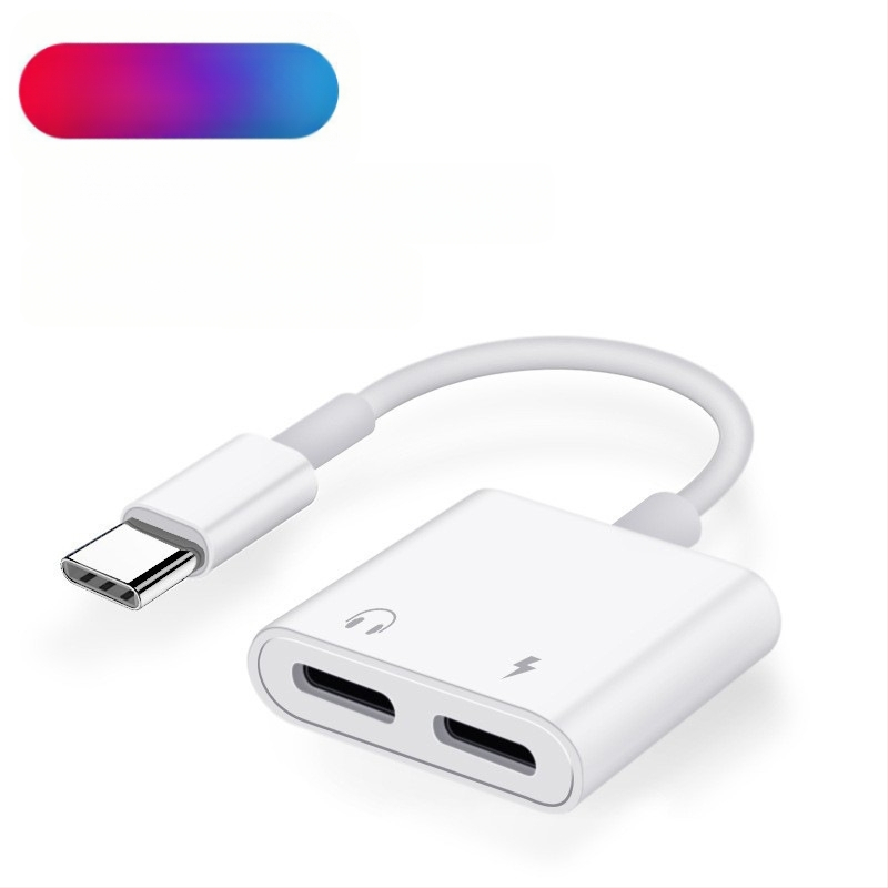 SALAMOER 415 Αντάπτορας USB-C σε 3.5 mm ήχου και φόρτισης για κινητά USB-C