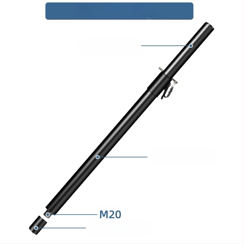 GAODING SP-501 Μεταλλικός ανυψωτικός βραχίονας για ηχεία, σύνδεση υπογούφερ, M20 νήμα, 35 mm υποδοχή