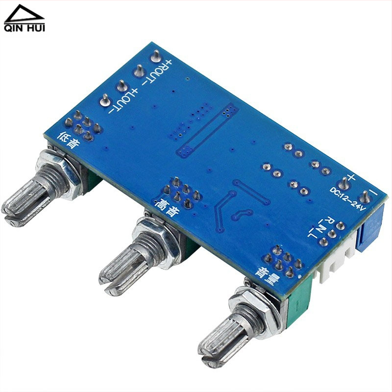 TPA3116D2 Διπλού Καναλιού Πλακέτα Ψηφιακού Ενισχυτή Ισχύος, 2×80W, Ρύθμιση Μπάσου, Ενσωματωμένος NE5532 Οπ-Ενισχυτής