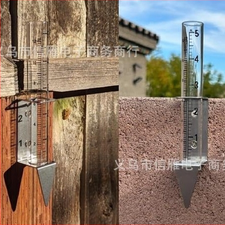 Nerūdijančio plieno lietaus matuoklio tvirtinimo rėmas su stulpiniu montavimu lauke sode, modelis XY-126