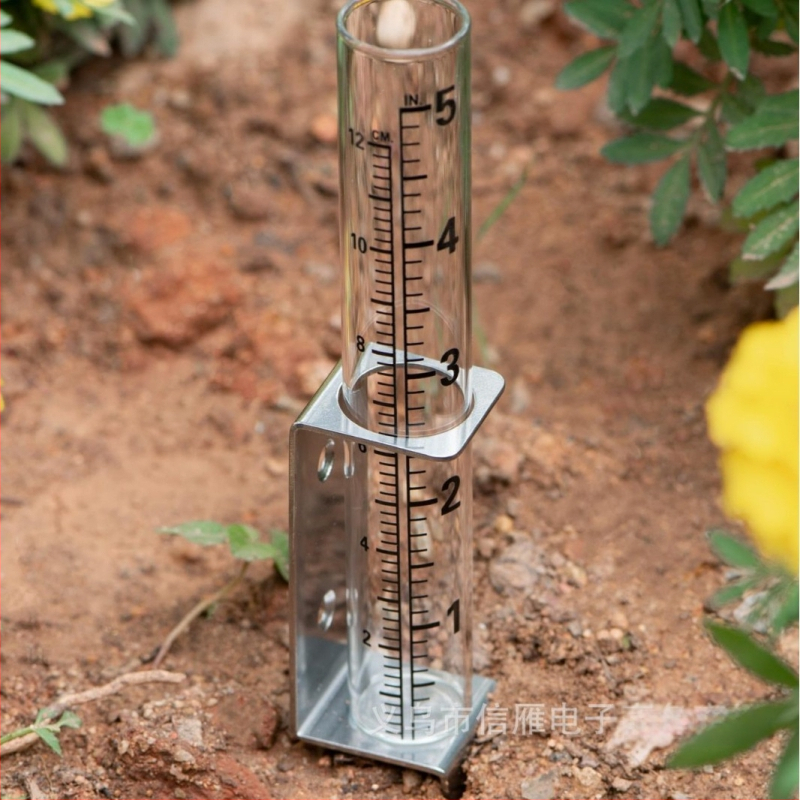 Nerūdijančio plieno lietaus matuoklio tvirtinimo rėmas su stulpiniu montavimu lauke sode, modelis XY-126