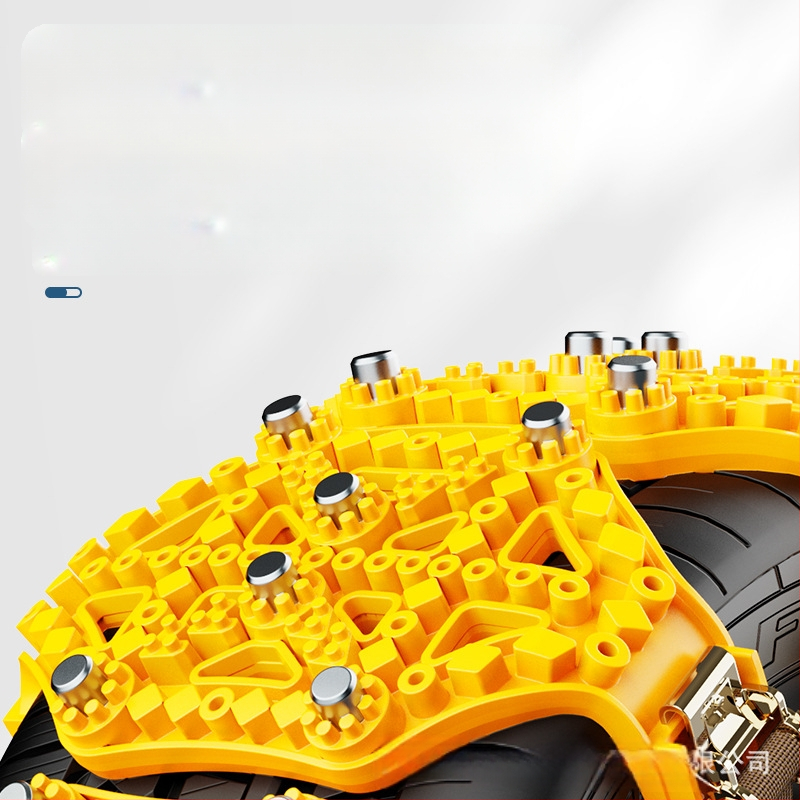 Lanț antiderapant de urgență pentru mașină, din cauciuc, compatibilitate generală a modelelor și a anvelopelor, greutate 2,9, procesare personalizabilă