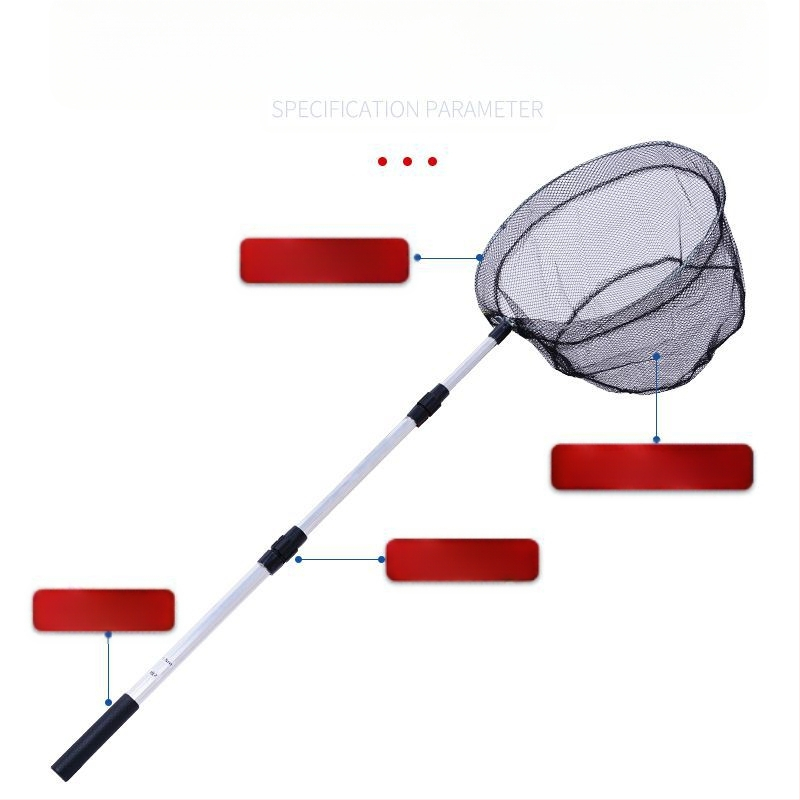 Sulankstoma aliuminio lydinio tinklo galva žvejybai