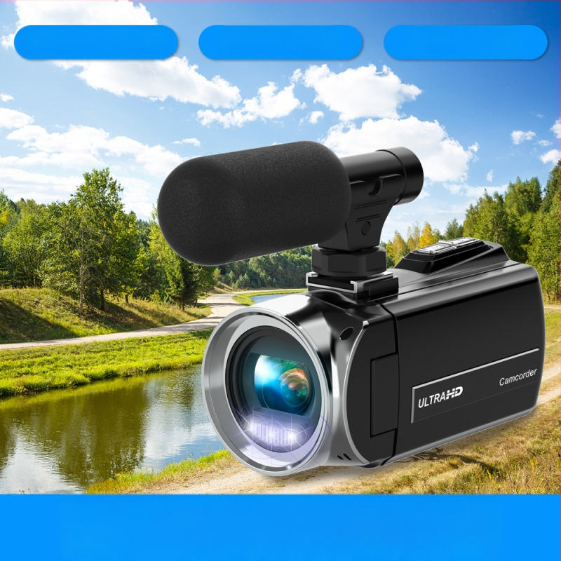 HDV8162 Plus kézi 4K-s videokamera elektronikus képstabilizációval, CMOS-érzékelő, 18x optikai zoom, 8MP