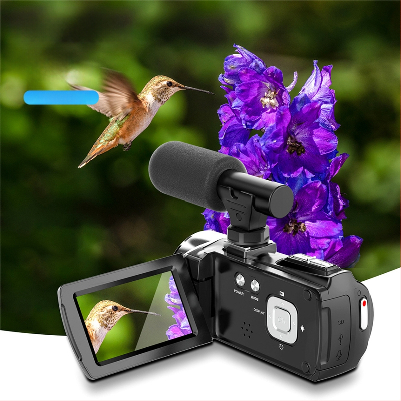 HDV8162 Plus kézi 4K-s videokamera elektronikus képstabilizációval, CMOS-érzékelő, 18x optikai zoom, 8MP