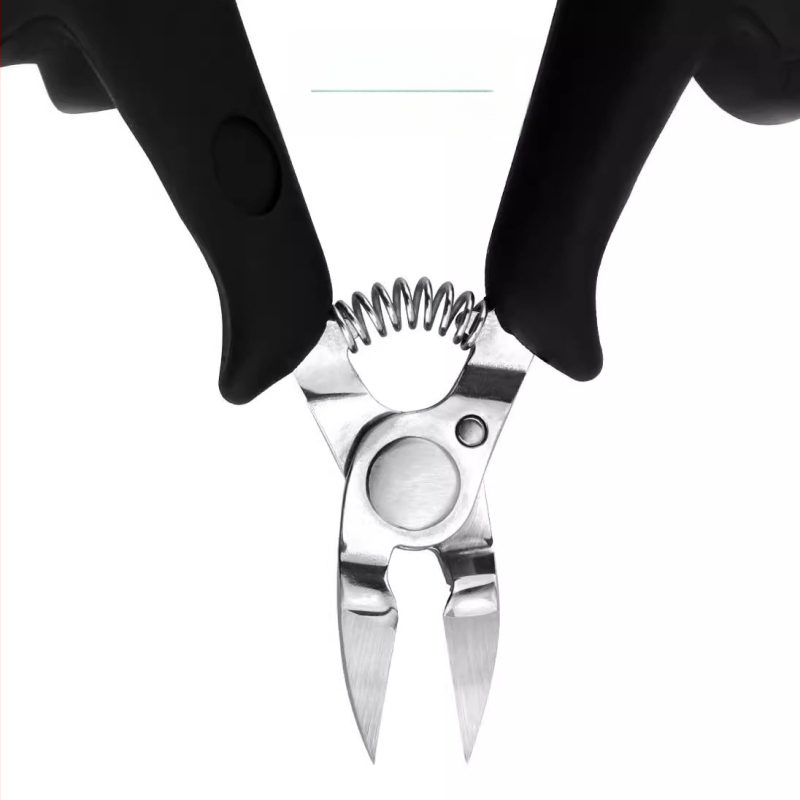 Nerūdijančio plieno nagų kirpimo rinkinys, 4 dalys, nešiojamas, namų manikiūro įrankiai