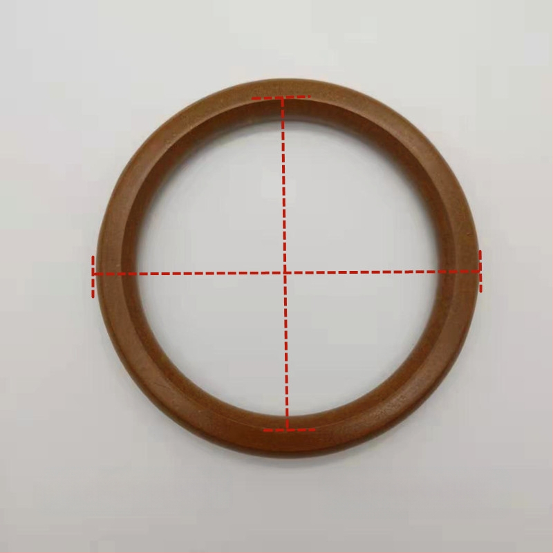 Кръгла дървена дръжка за чанта, модел A-089, марка Meters