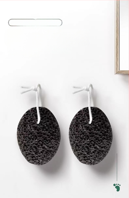 Vulkāniskā akmens kāju kalumu noņemšanai – Ovāla forma; Zīmols: Six Miles Shop; Materiāls: vulkāniskais akmens; Forma: ovāla; Kastes daudzums: 500; Importēts: Nē