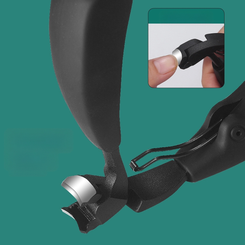 Nago žnyplės su išlenkta žnyple, didelis atidarymas, apsauga nuo lašėjimo, plastikas + nerūdijantis plienas