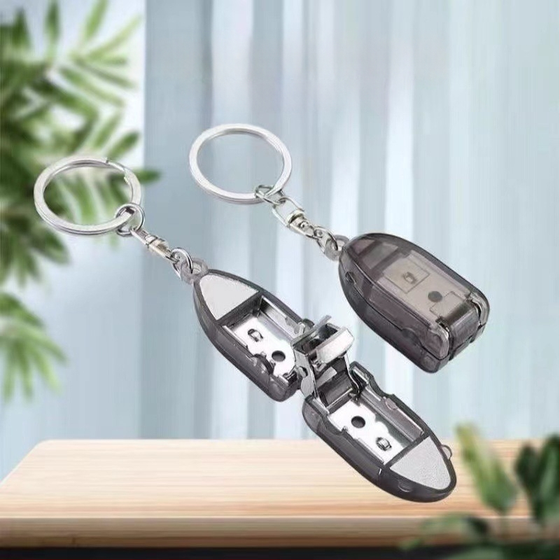 Vokiško stiliaus transformuojamas nagų klipsas, mini sulankstomas dizainas, anglies plienas, modelio nr. HJ54156121, OEM ženklas