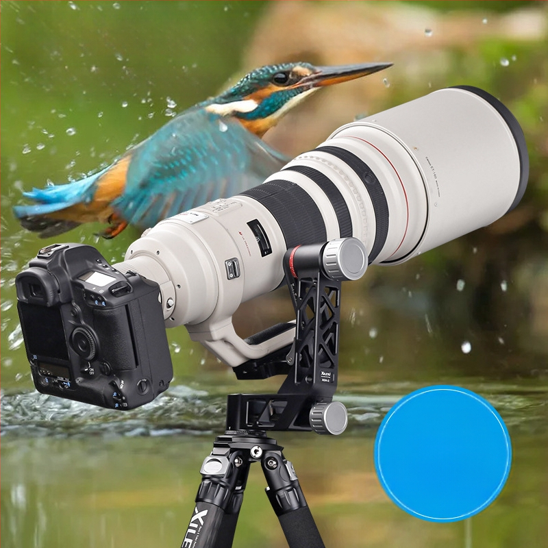 Xiletu XGH3 Cantilever Head – Ultra-light DSLR/Teleobjektív fej, Alumíniumötvözet, 0,99 kg, kompatibil DSLR és teleobjektív kamerákkal