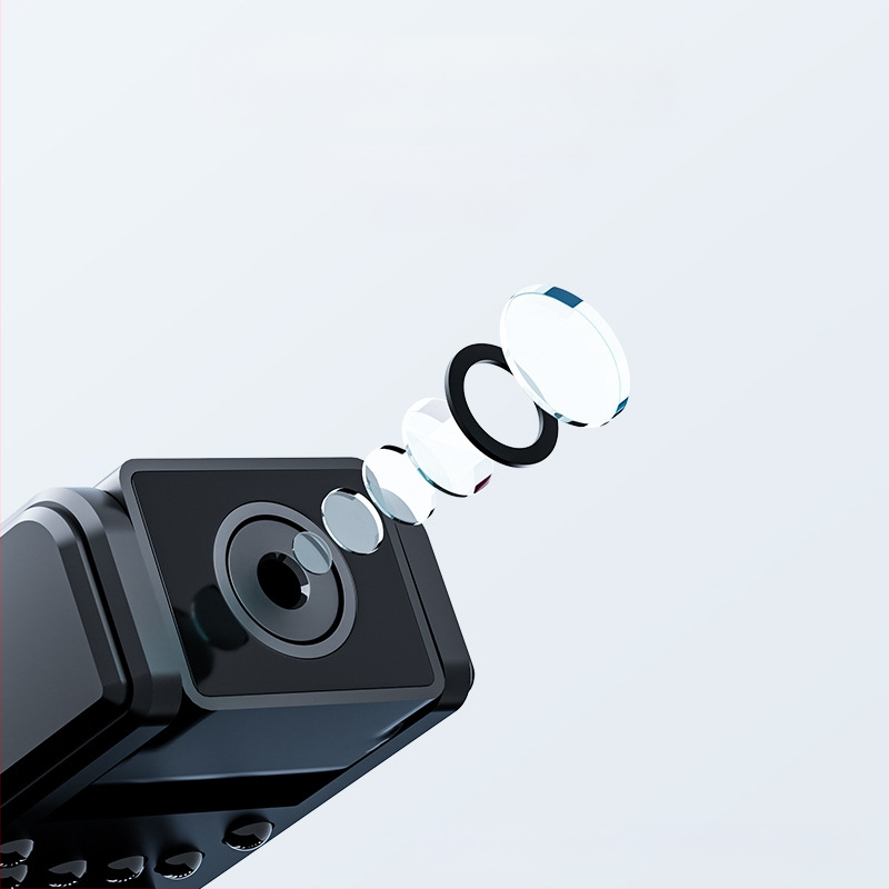 A8 HD υπέρυθρη κάμερα νυχτερινής όρασης για επιβολή του νόμου, με κλιπ τοποθέτησης, καταγραφή συνεδριάσεων, 1 MP, TF κάρτα αποθήκευσης, 6 ώρες μπαταρία, ABS σώμα