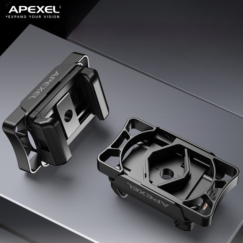 APL-F002 Monokuliarinis telefono laikiklis su mikroskopo okularo adapteriu, daugiafunkcinis metalinis klipsas