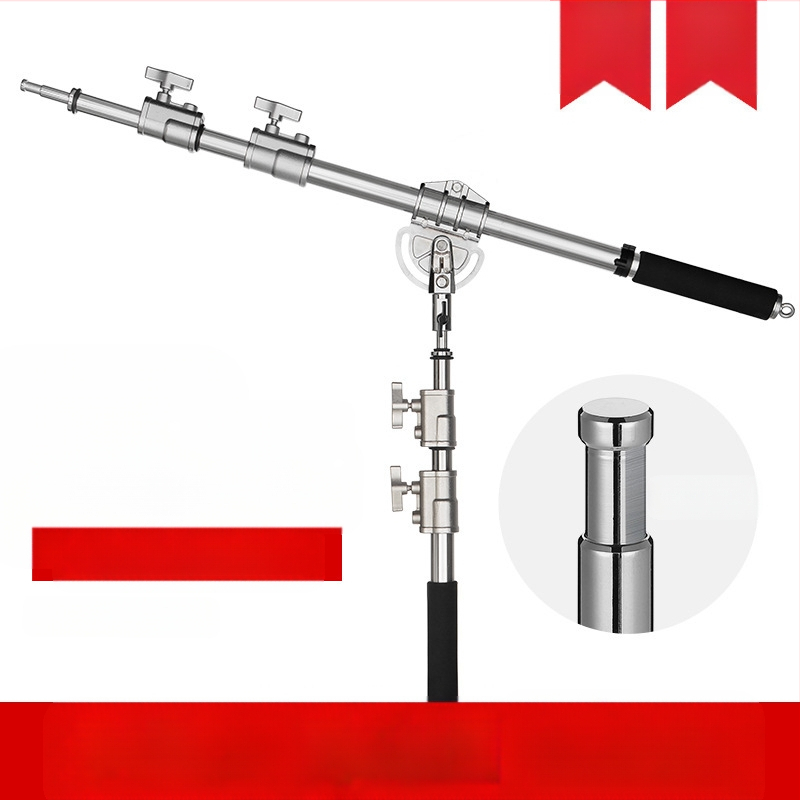 Zhijie κορυφαίο πλαίσιο φωτιστικού στούντιο, κράμα μαγνησίου, 35 mm οριζόντια ράβδος, γωνιακός βραχίονας στήριξης, βάρος 4.24