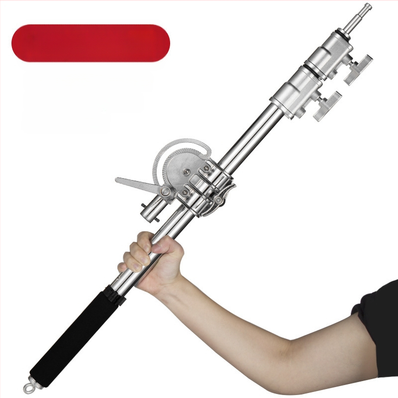 Zhijie κορυφαίο πλαίσιο φωτιστικού στούντιο, κράμα μαγνησίου, 35 mm οριζόντια ράβδος, γωνιακός βραχίονας στήριξης, βάρος 4.24