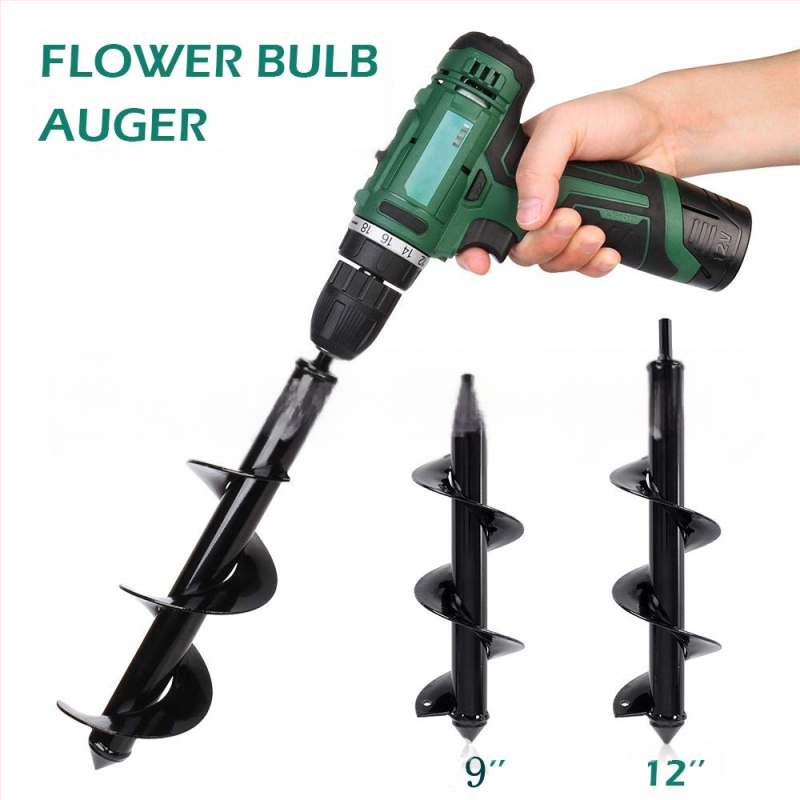 Nuohu бур за почва с винтов прът – манганова стомана, стоманен шнек, 0.5 кг, персонализирана обработка