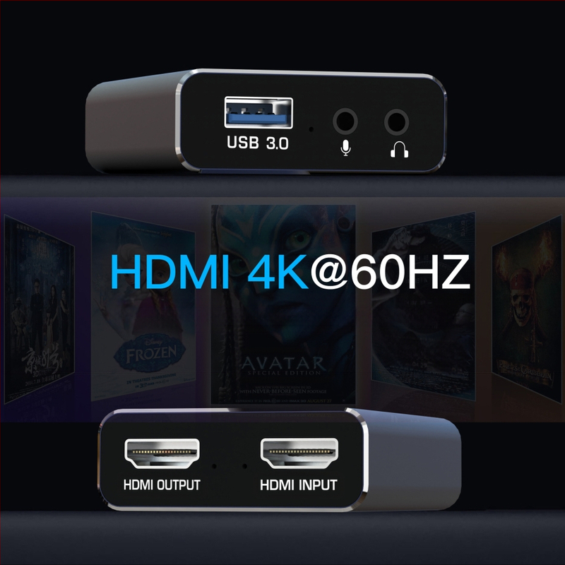 Κάρτα Καταγραφής HDMI 1080p USB MS2131 για Καταγραφή Παιχνιδιών PS4 και Ήχου