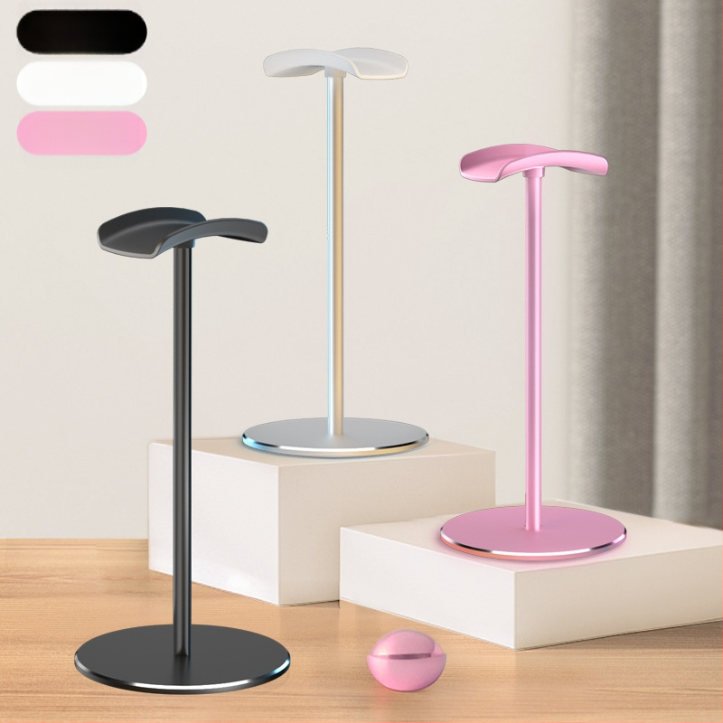 Десктоп стойка за слушалки M9, алуминиева сплав + силикон, 165 g, съхранение