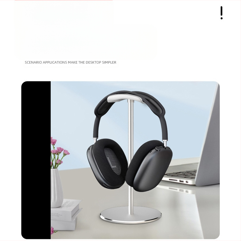 Десктоп стойка за слушалки M9, алуминиева сплав + силикон, 165 g, съхранение