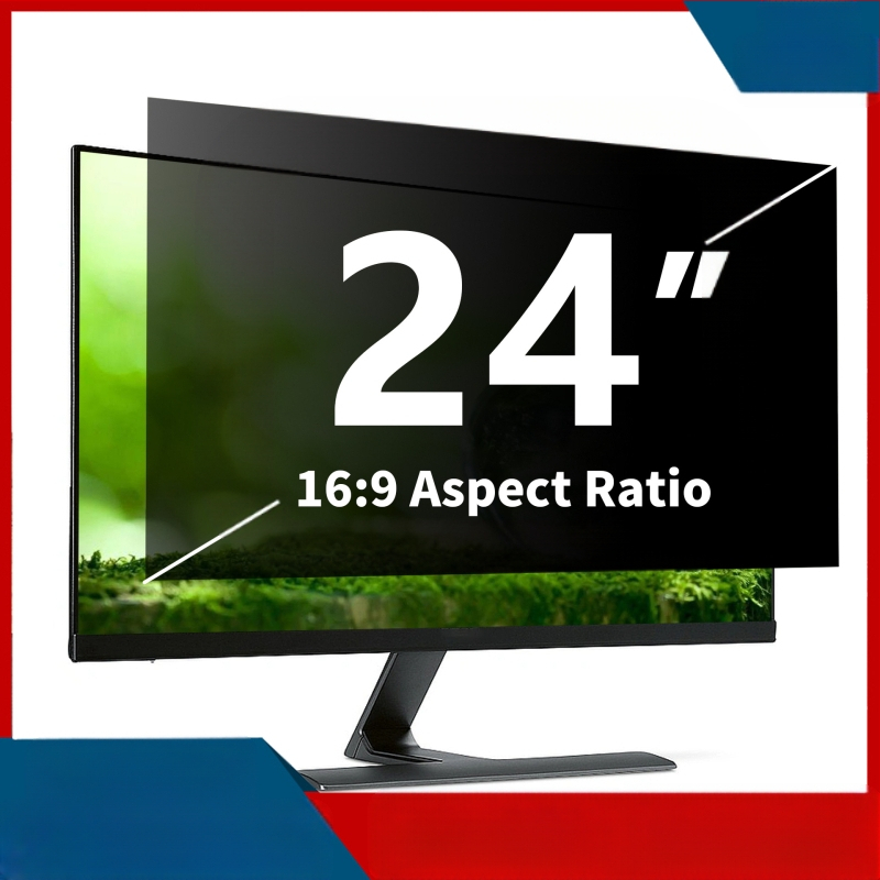 Apsauginis filmas monitoriui su anti-peep apsauga, PET medžiaga, dengimas, dvipusis klijavimas, OEM apdorojimas