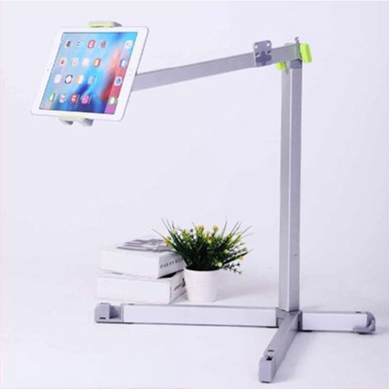 Стойка до леглото за таблети и телефони, подова, въртяща се и телескопична