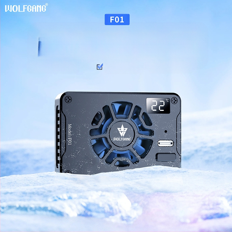 Ψύκτης κάμερας F01 για A7M4, ZVE1, R5, R6 — ψύξη από κράμα αλουμινίου, 130 g