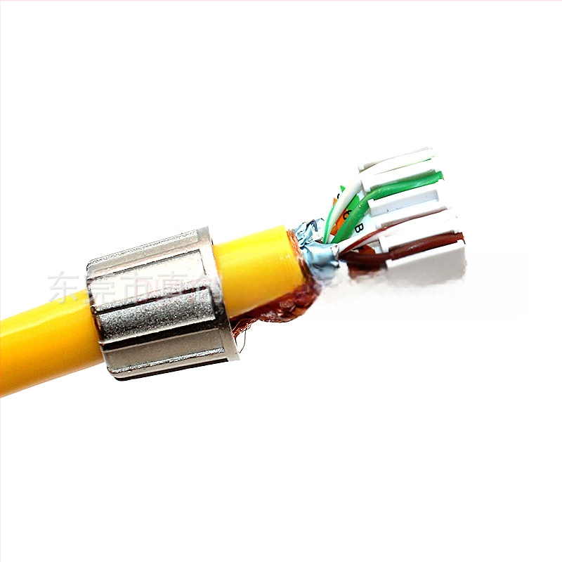 Безинструментен екраниран CAT7 RJ45 конектор за мрежов кабел – 10G