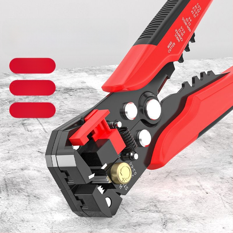 Chuangwei Clești ușori pentru dezizolarea cablurilor – unealtă electrică integrată, multifuncțională, greutate 0.4