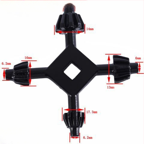 Четири в едно: многофункционален ключ за бормашина и ключ за патронник – електроинструментни аксесоари